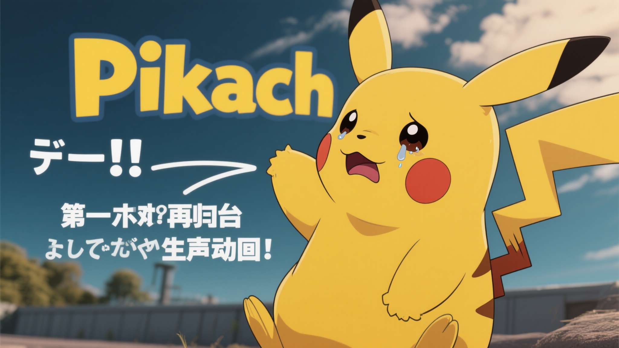 当尾音拉长为"Pikachuuuu"时，几乎百分之百对应离别、悲伤或强烈的情感输