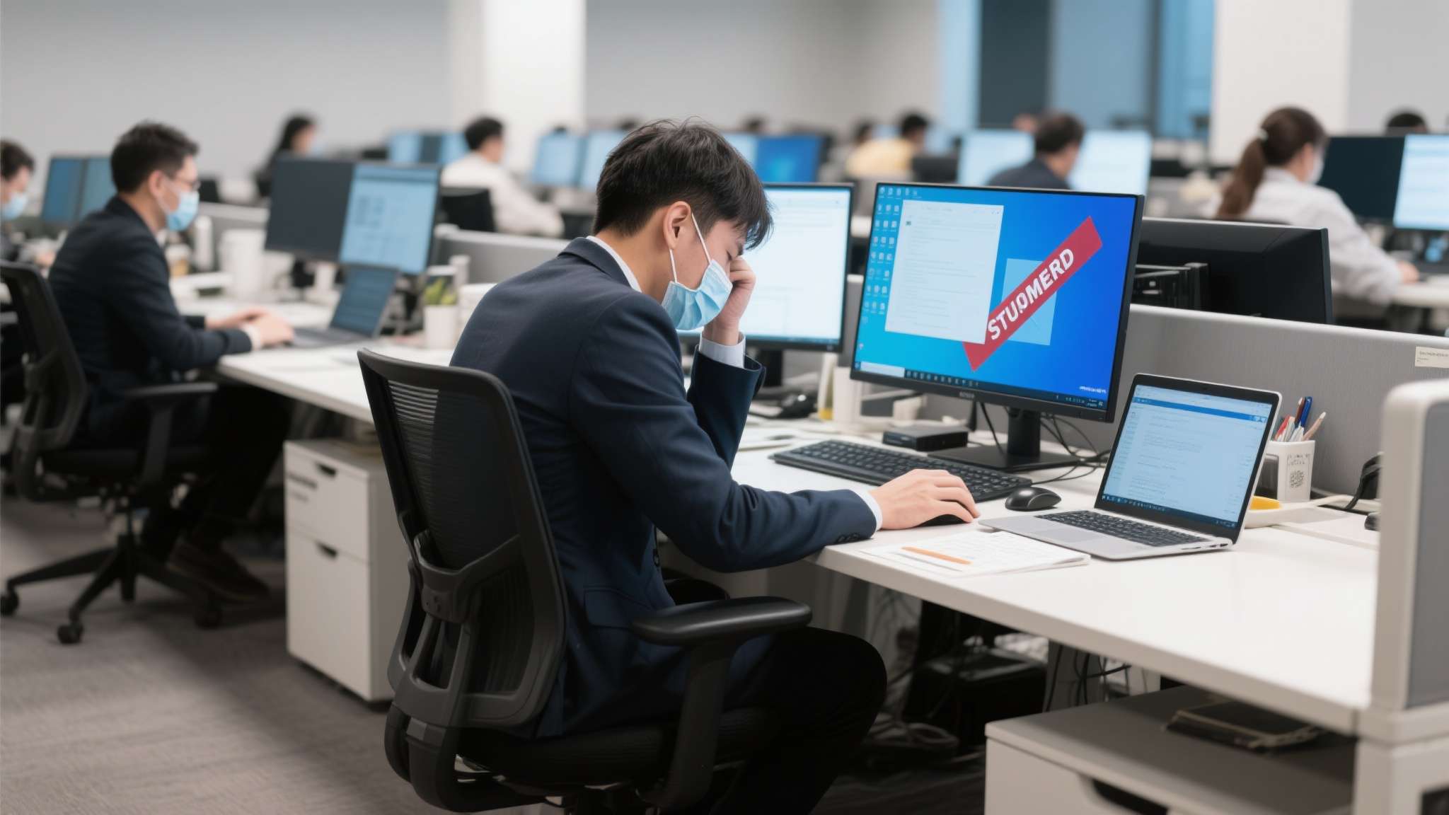 疫情期间，远程办公需求激增带动科技行业进入爆发式扩张阶段，各大公司大规模招聘。如